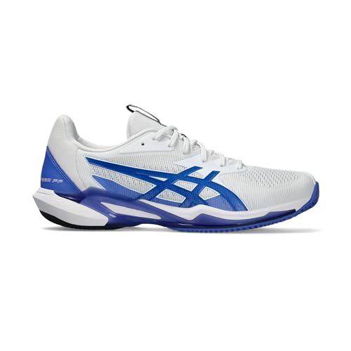 ASICS Solution Speed FF 3 Clay, Męskie trampki, Biała Tuna Niebieska, 41.5 EU