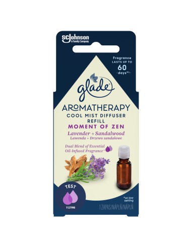 Zapas do dyfuzora elektrycznego Glade Aromatherapy Cool Mist Diffuser zapach Moment of Zen