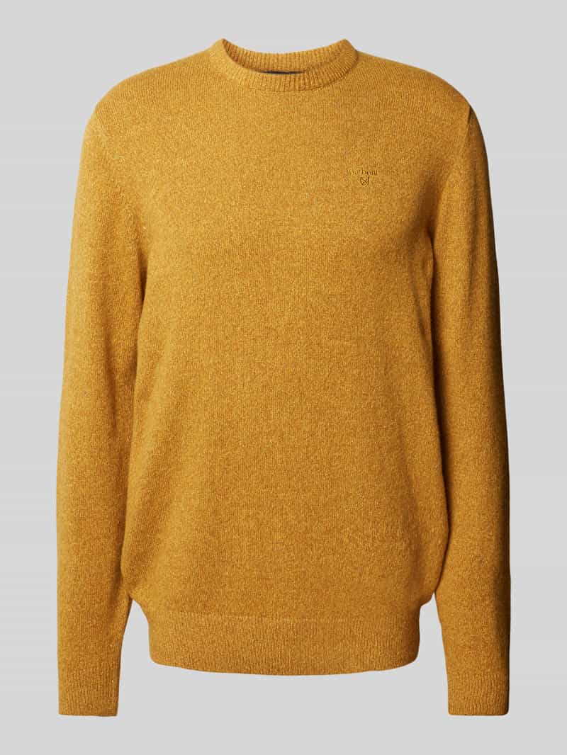 Sweter z efektem melanżu z mieszanki wełny z dodatkiem jedwabiu