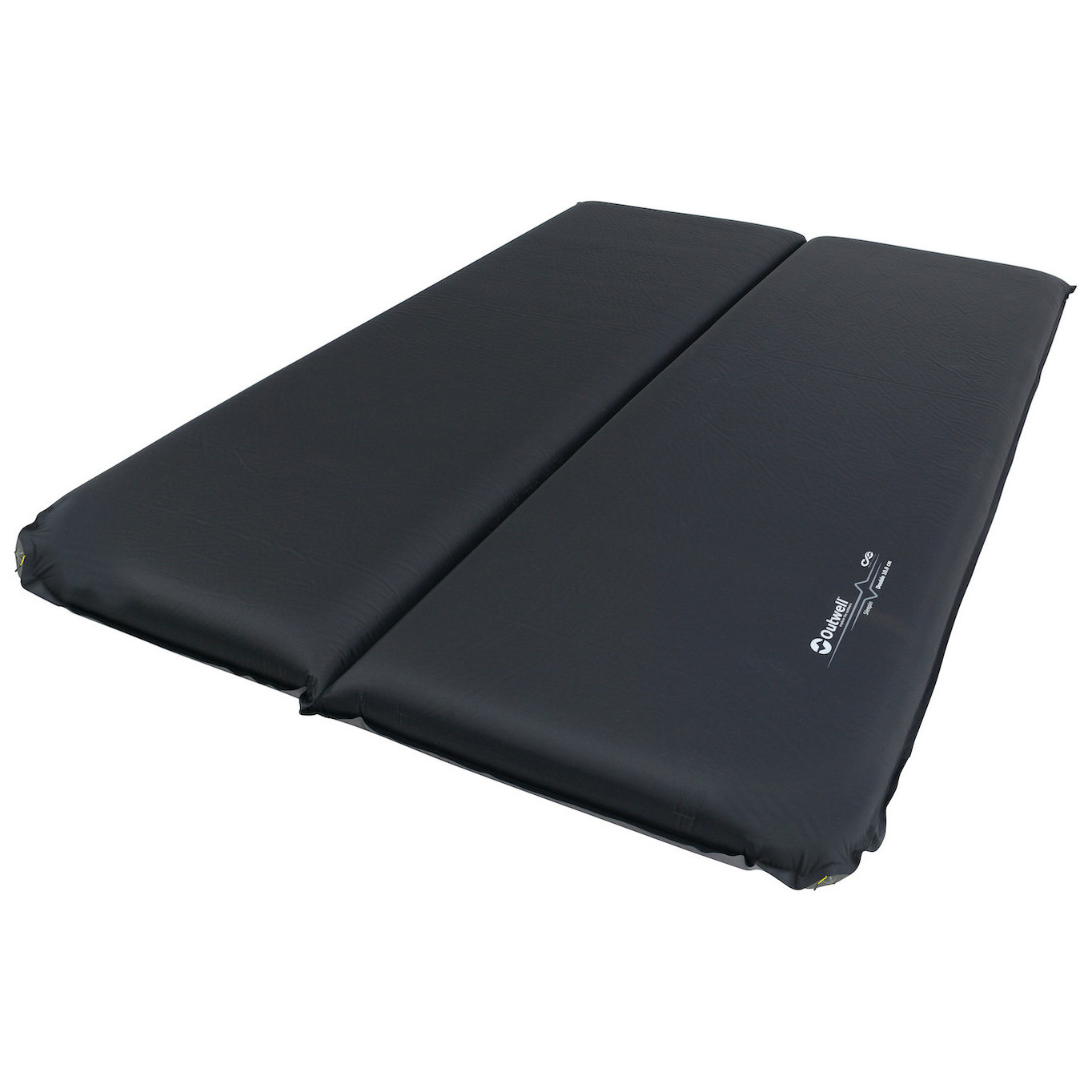 Samopompująca się karimata Outwell Sleepin Double 10.0 cm Kolor: czarny
