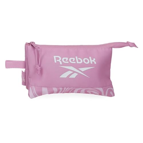 Reebok Festival Triple Case Różowy 22x12x5 cms Poliester by Joumma Bags by Joumma Bags, Różowy, Potrójne etui