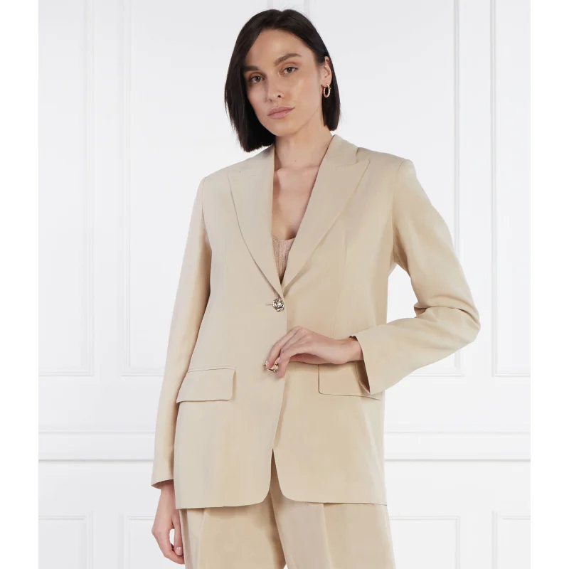Liu Jo Marynarka | Oversize fit | z dodatkiem lnu