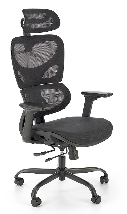 Elior Fotel Obrotowy Czarny Nowoczesny E6-T96