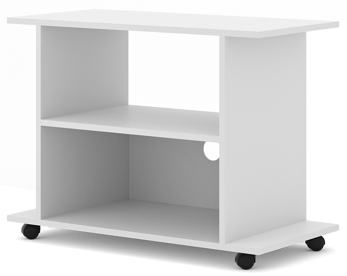 Biała Mobilna Szafka Pod Tv G9-Z52