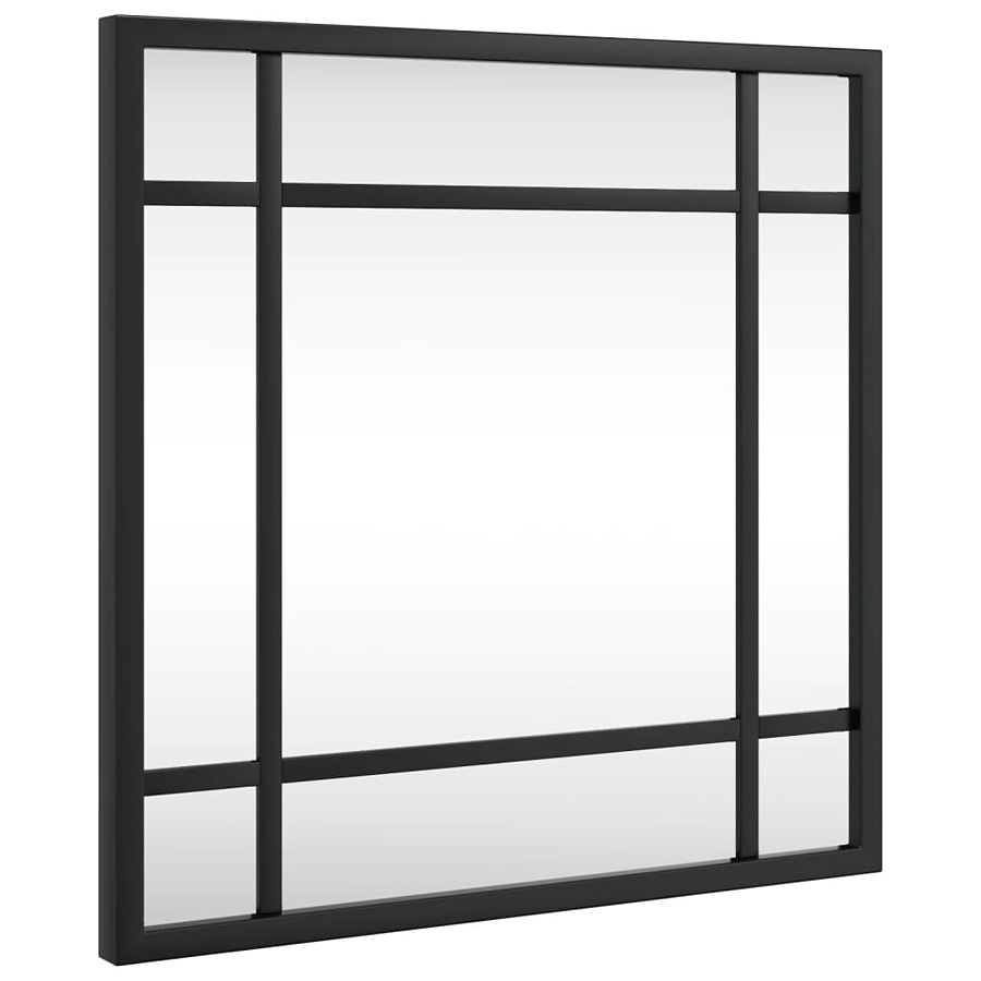 Minimalistyczne lustro z czarną metalową ramą B6-M68