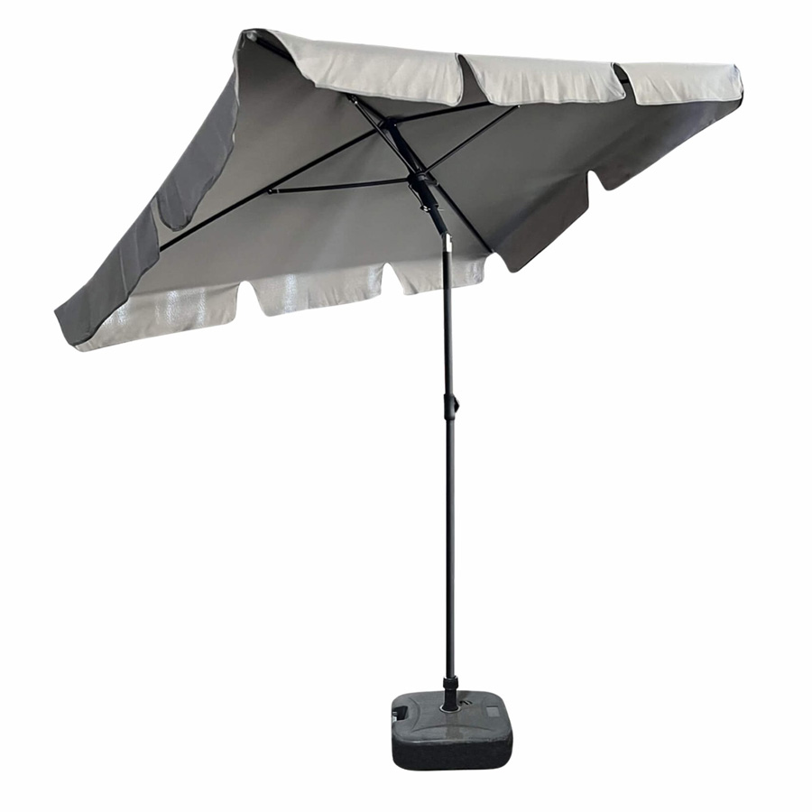 Jasnoszary Prostokątny Parasol G3-N65