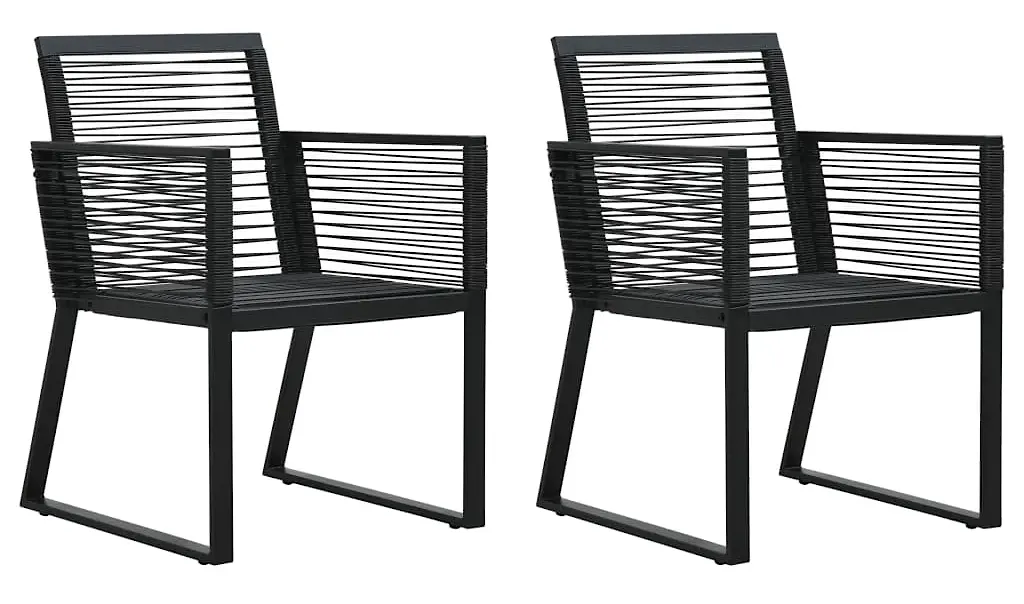 EDINOS Zestaw dwóch minimalistycznych krzeseł rattanowych do ogrodu B3-Z73