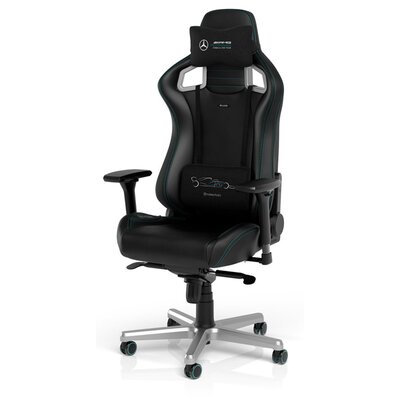 noblechairs noblechairs EPIC Gaming Chair - Mercedes Motorsport 2021 Edition Krzesło gamingowe - Skóra PU - Do 120 kg NBL-EPC-PU-MPF