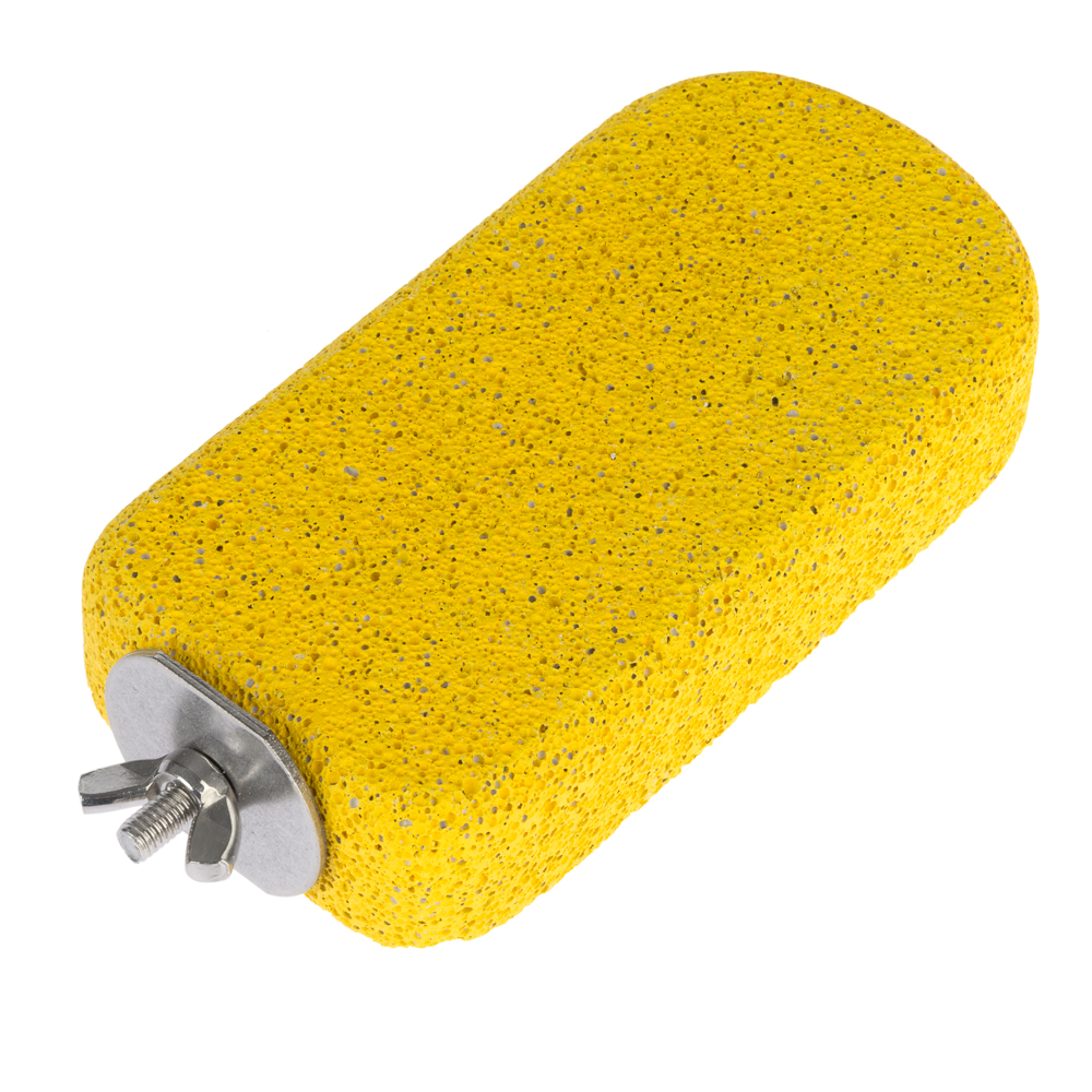 TIAKI szeroki drążek do siedzenia dla ptaków, z pumeksu - Dł. x szer. x wys.: 13,5 x 7 x 2,8 cm