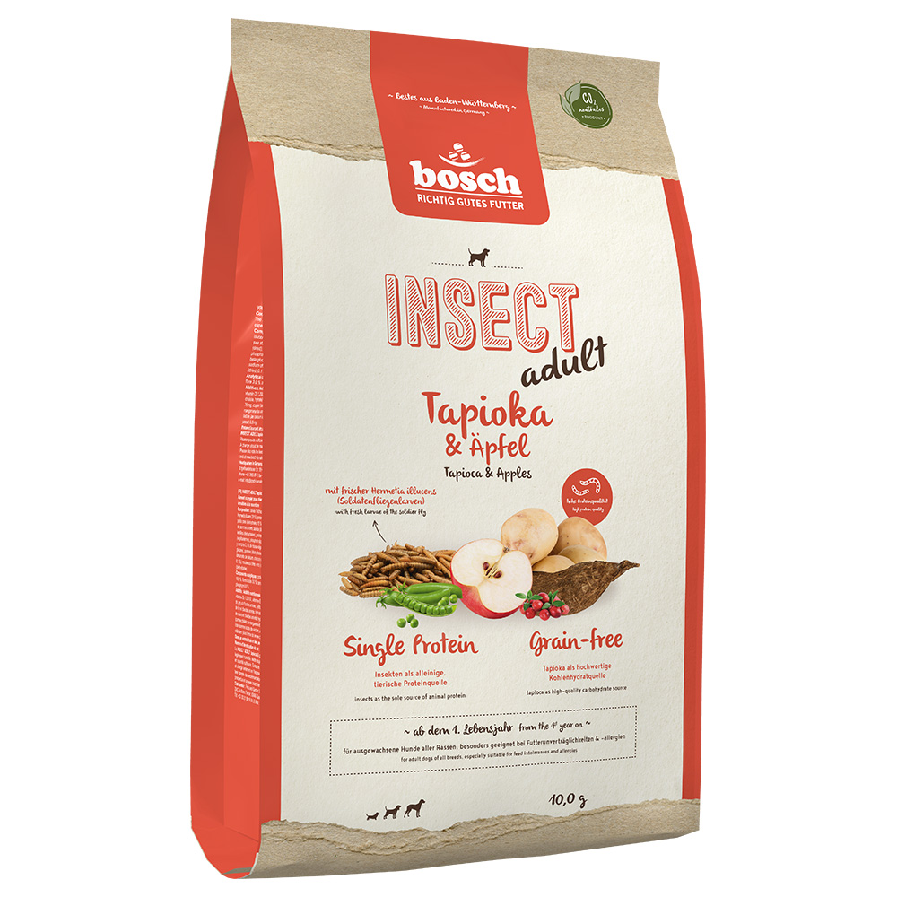bosch HPC Adult Insect, jabłko i tapioka - 10 kg