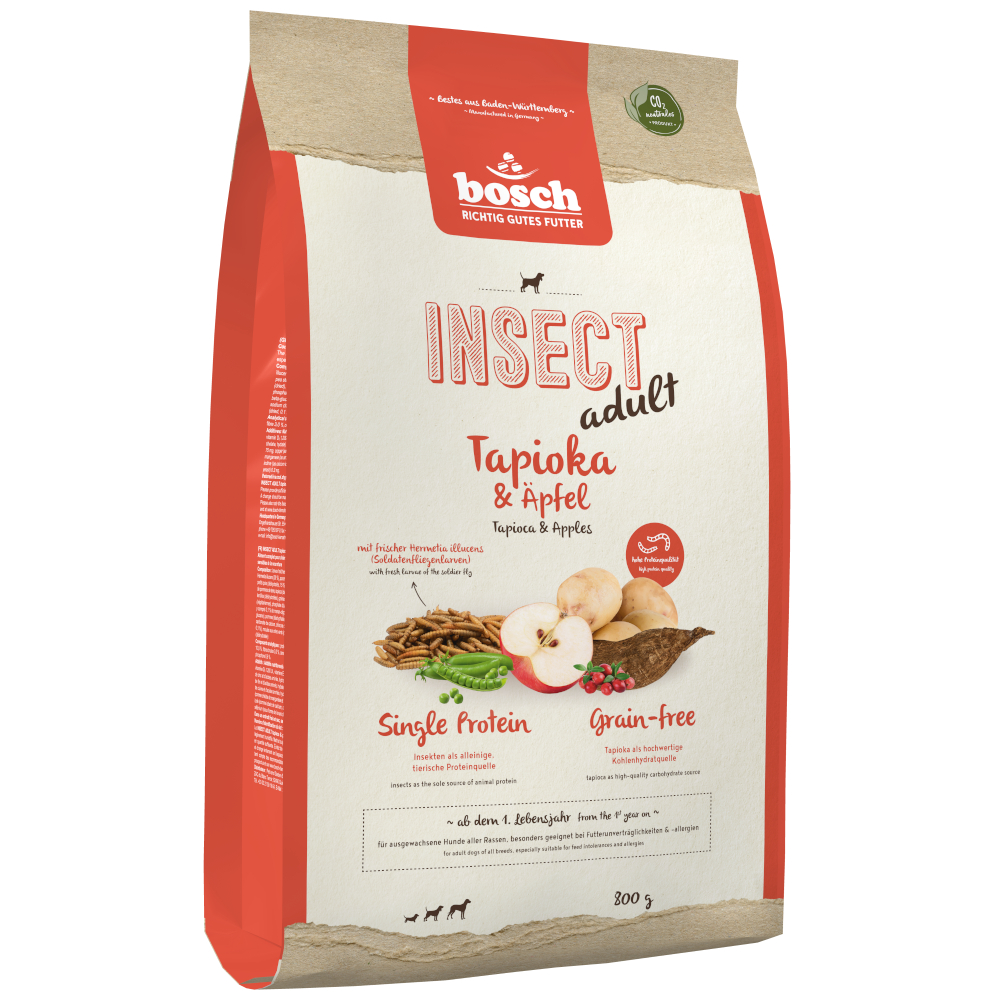 bosch HPC Adult Insect, jabłko i tapioka - 0,8 kg