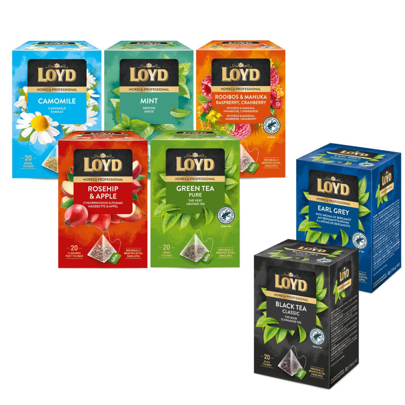 ZESTAW - Herbaty Loyd HORECA Professional - 7 sztuk