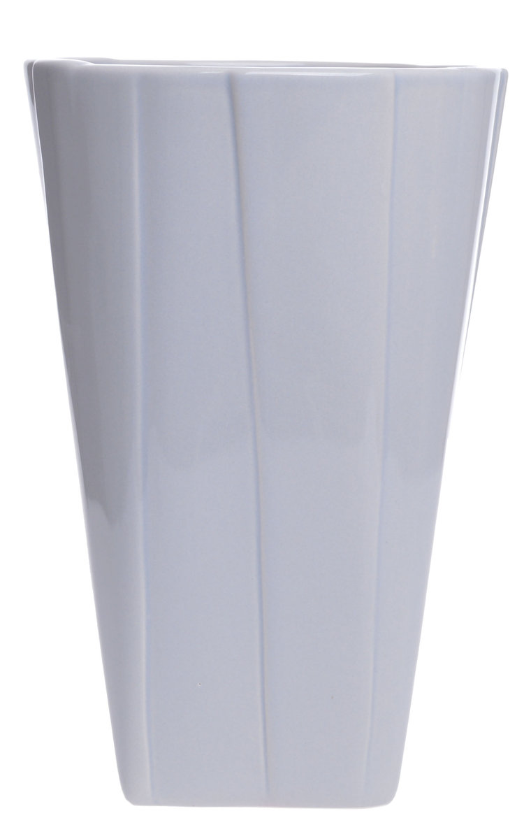 Ewax, Wazon ceramiczny DSF16C051, szary, 14x14x20 cm