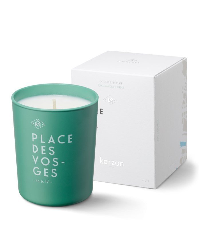 Kerzon - Świeca zapachowa 190 g - Placedes Vosges, rose & geranium