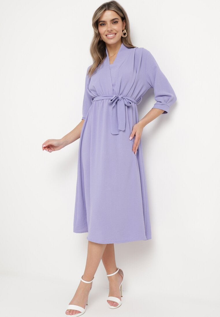 Jasnofioletowa Sukienka Rheniolea