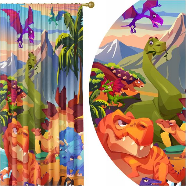 Gotowe Zasłony Na Żabki 140x250 Zasłona Na Taśmie Do Pokoju Dziecięcego 191