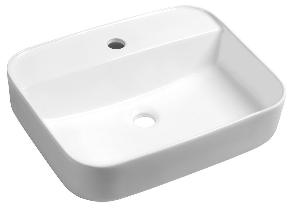 Sapho GARDA umywalka ceramiczna nablatowa 50x13,5x40 cm AR452