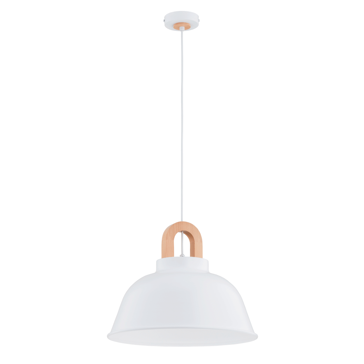 Biała lampa wisząca w klasycznym wydaniu AL 61343 z serii VAYPER