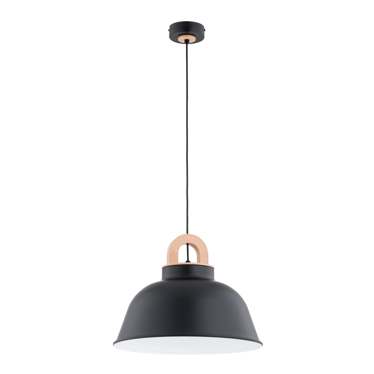Lampa wisząca w czarnym kolorze, do kuchni AL 61344 z serii VAYPER