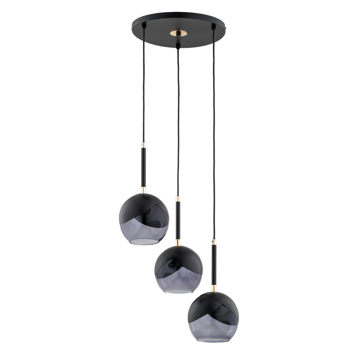Wyjątkowa lampa wisząca z trzema kloszami AL 62419 z serii MILTONA
