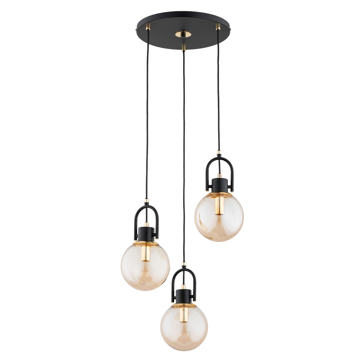 Unikalna lampa wisząca, trzy punkty świetlne AL 62433 z serii STORMI