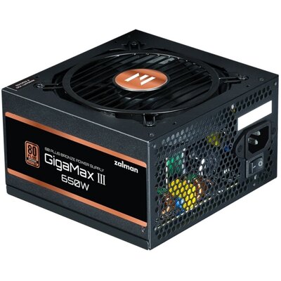 Zasilacz ZALMAN GigaMax III 650W 80 Plus Bronze ZM650-GV3