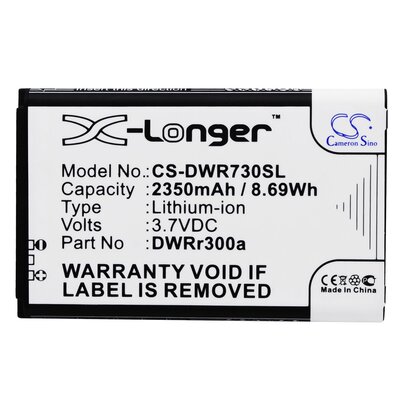 Cameron Sino D-Link DWR-730 DWRr300a 2350mAh 8.70Wh Li-Ion 3.7V CS-DWR730SL
