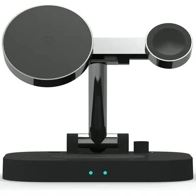 Awei Ład. Indukcyjna 4W1 W22 15W Fast Charging Czarny/Black