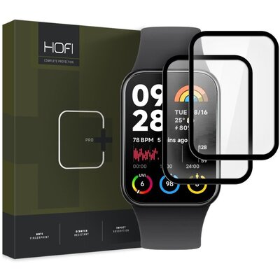 Szkło hybrydowe HOFI Hybrid Pro+ do Xiaomi Smart Band 8 Pro Czarny (2szt.)