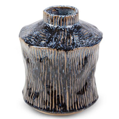 Wazon EUROFIRANY Alda 17 x 20 cm Granatowy