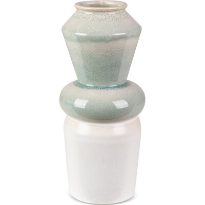 Wazon Ceramiczny Liana 14X14X31 Miętowy