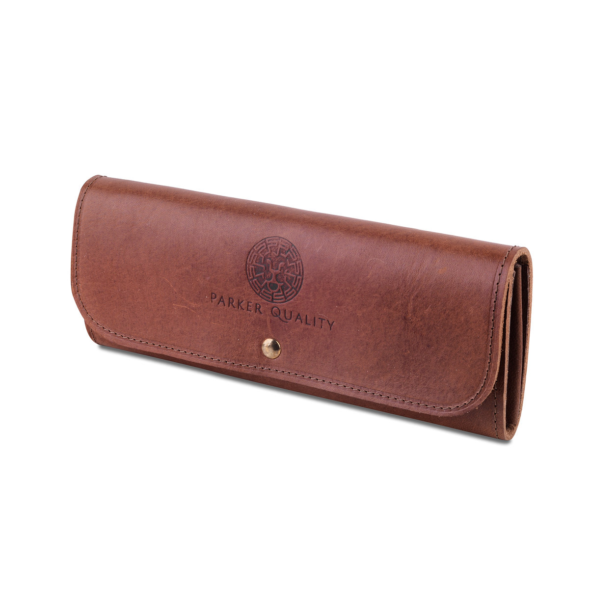 Elegancki Piórnik Skórzany - Pojemny - Parker Quality