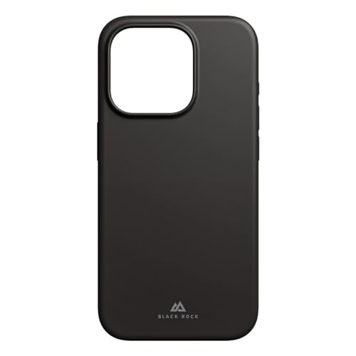 Black Rock Etui do iPhone 15 Pro (kompatybilne z MagSafe, bezprzewodowe ładowanie, cienkie, ultracienkie, antybakteryjne, cover, etui na telefon komórkowy do iPhone 15 Pro, etui, silikonowe etui,