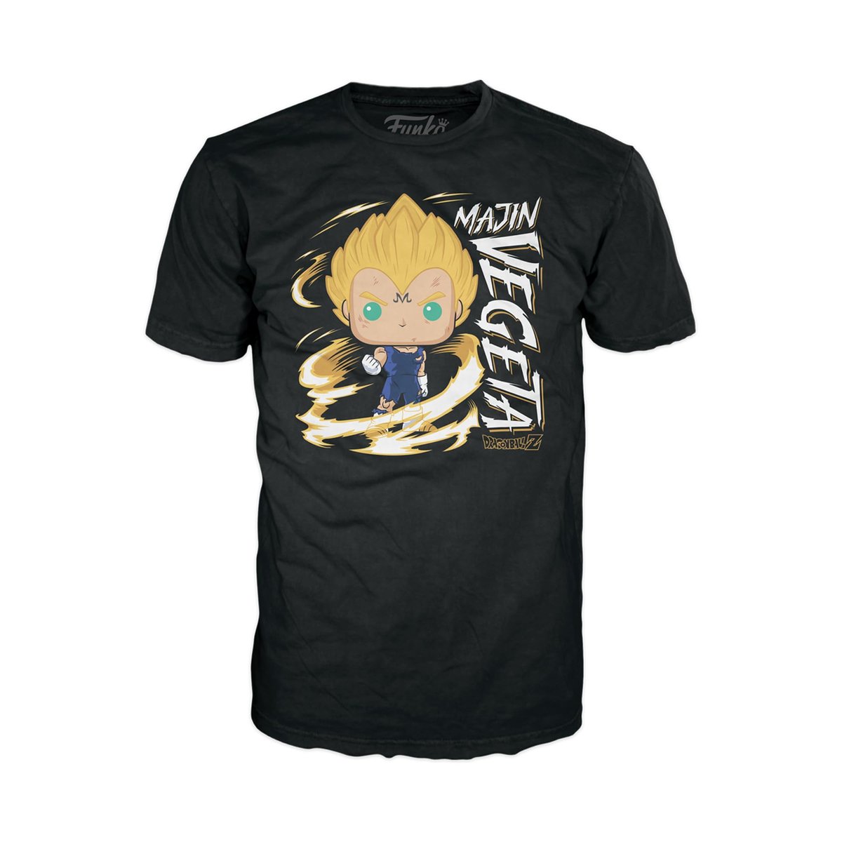 Funko Pop! & tee: DBZ - Majin Vegeta - Świecące w ciemności - Średni - T-shirt, flanela - Kolekcjonerska odzież z figurkami winylowymi