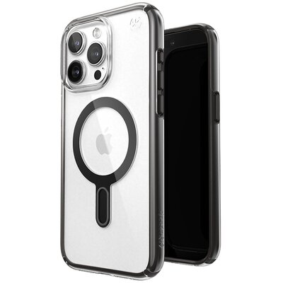 Speck Presidio Perfect-Clear ClickLock & Magsafe do iPhone 15 Pro Max (Clear / Frosted Black / Slate Grey)