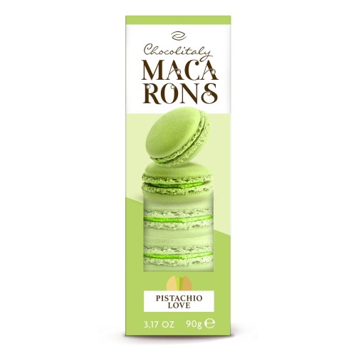 Ciasteczka Makaroniki Pistachio 90g Chocolitaly