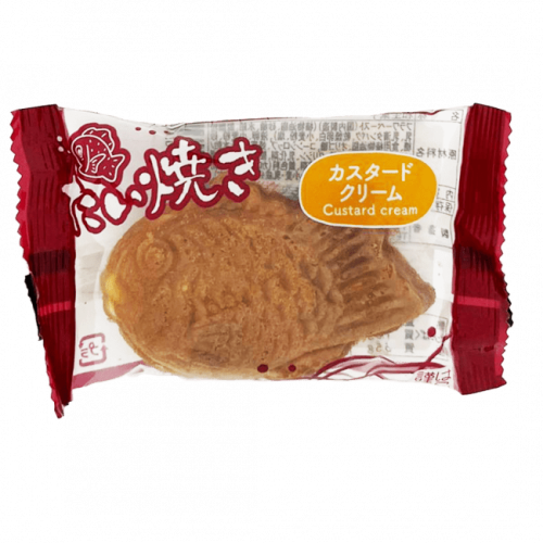 Ciasteczka Taiyaki Mini Custard Cream 35g