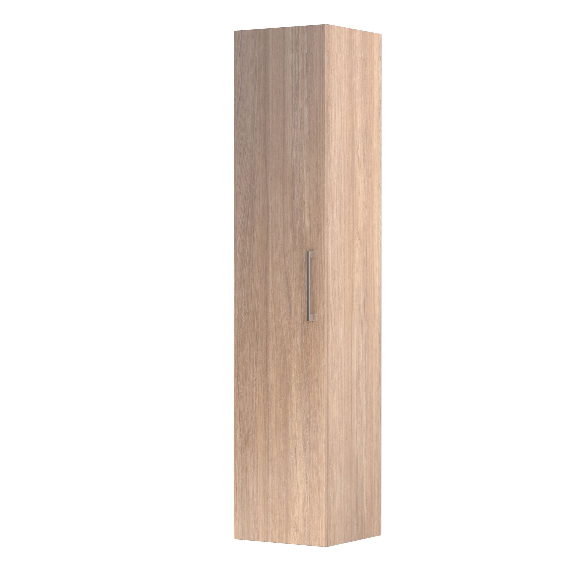 Słupek łazienkowy Oristo Geo 35x165x35 cm dąb urban jasny KI01-SB1D-35-81