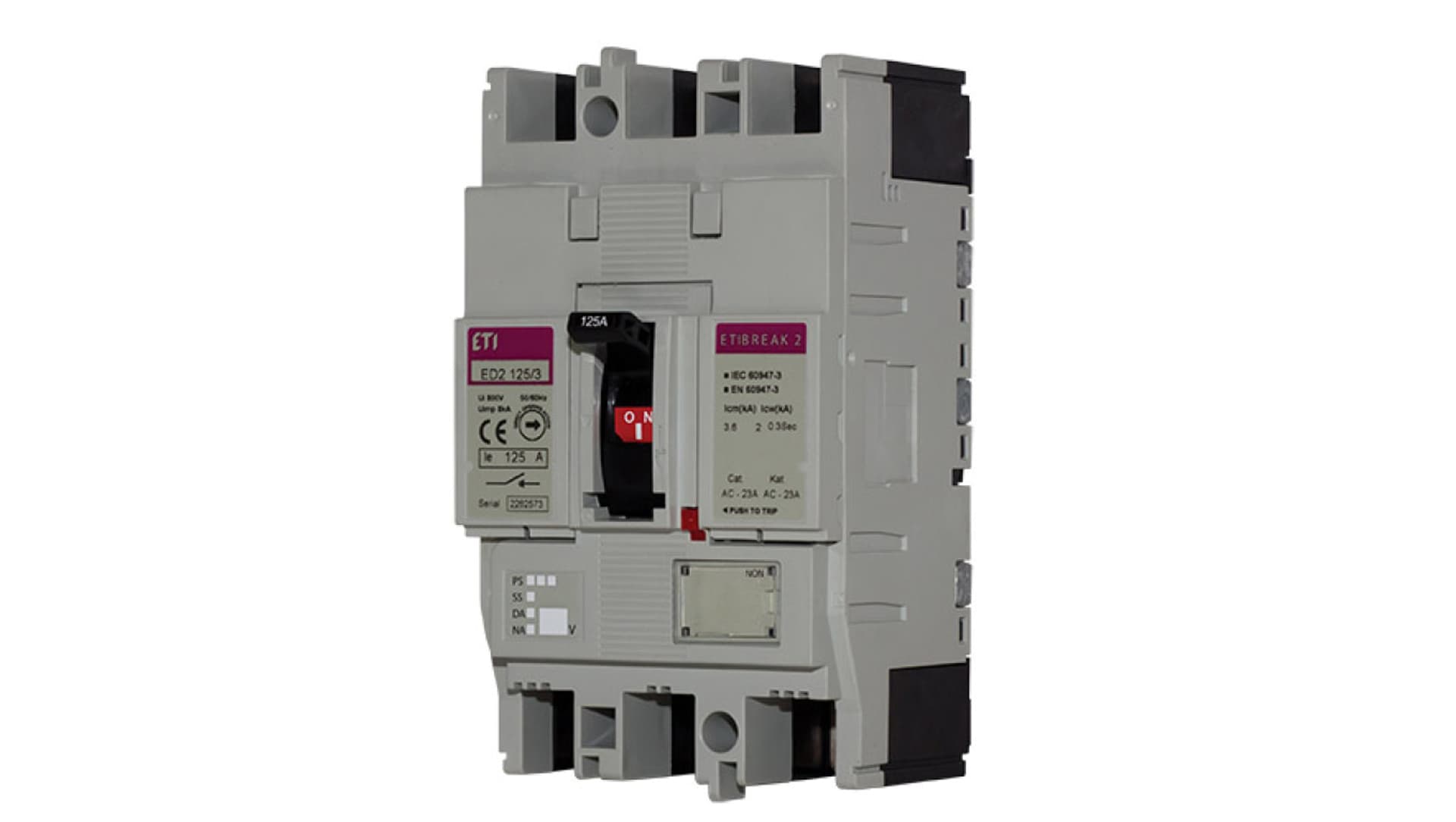 ETI polam Rozłącznik izolacyjny 4P 160A 2,8kA ED2S 160/4 004671282 004671282