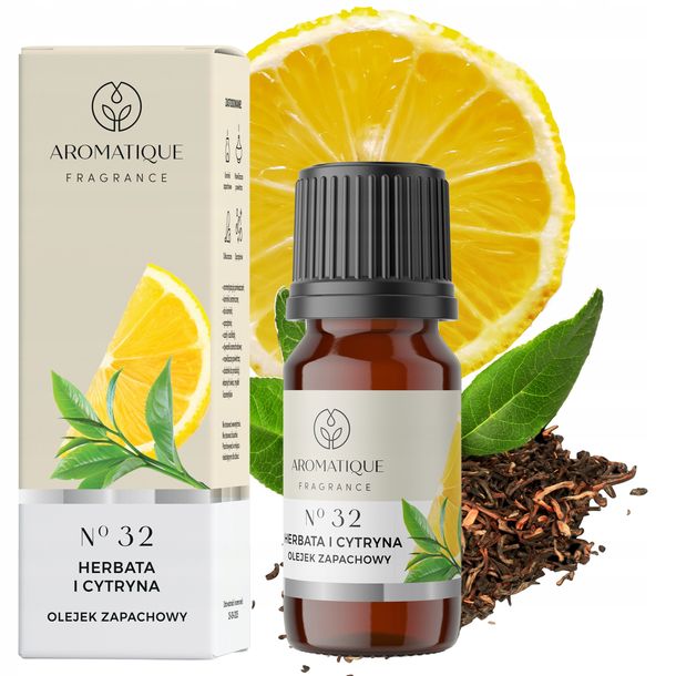 Olejek Olejki Zapachowe Aromatique 12ml Herbata Z Cytryną Świeży Zapach