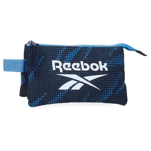 Reebok John, Piórnik, Potrójny Piórnik,Czarny Joumma Bags., Niebieski, Potrójne etui