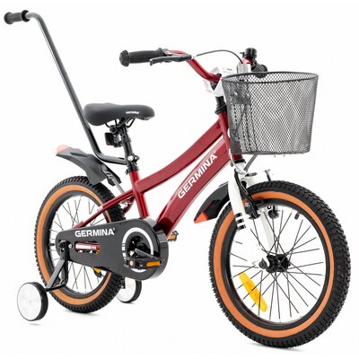 Rower dziecięcy GERMINA BMX 16 cali Czerwony