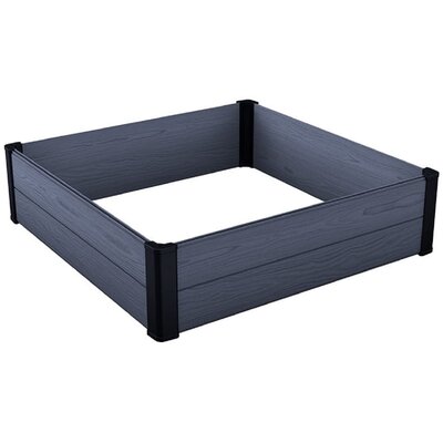 Obrzeże ogrodowe Keter Maple Garden Bed 106 x 32 cm, szare