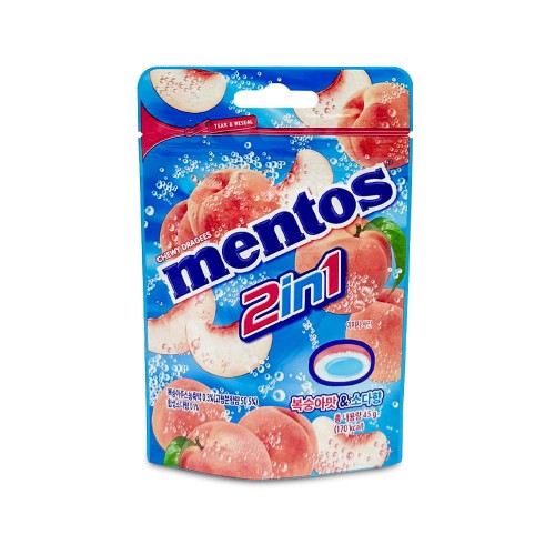 Cukierki Mentos Soda Peach 45g