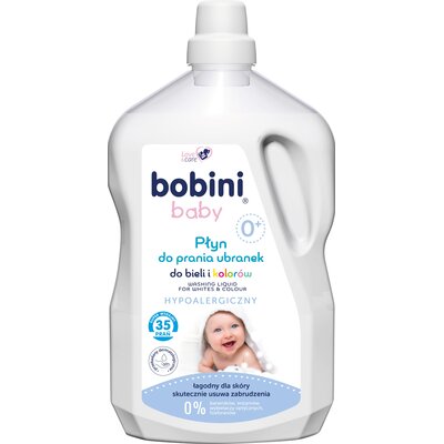 Bobini Baby Płyn do Prania Ubranek do Bieli i Kolorów Hipoalergiczny 2,5L