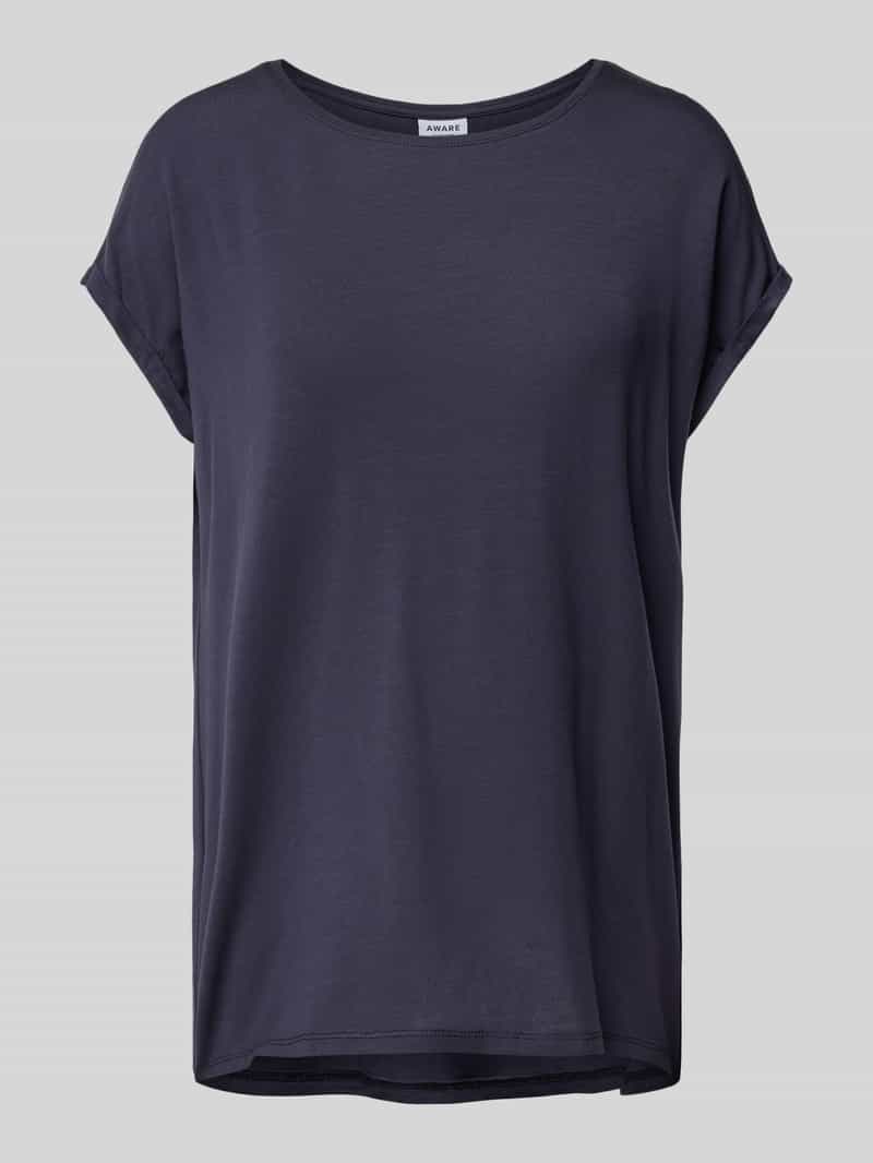 T-shirt z mieszanki lyocellu i elastanu model ‘AVA’