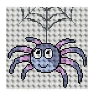 Kanwa z nadrukiem pajączek (1064)