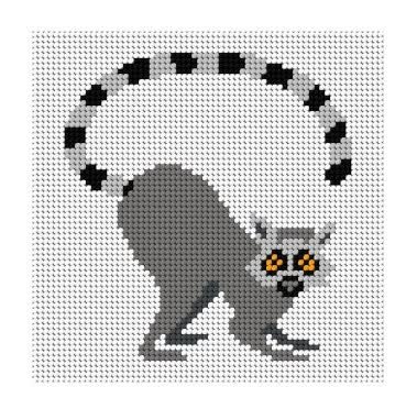 Zestaw do haftu lemur (1063)