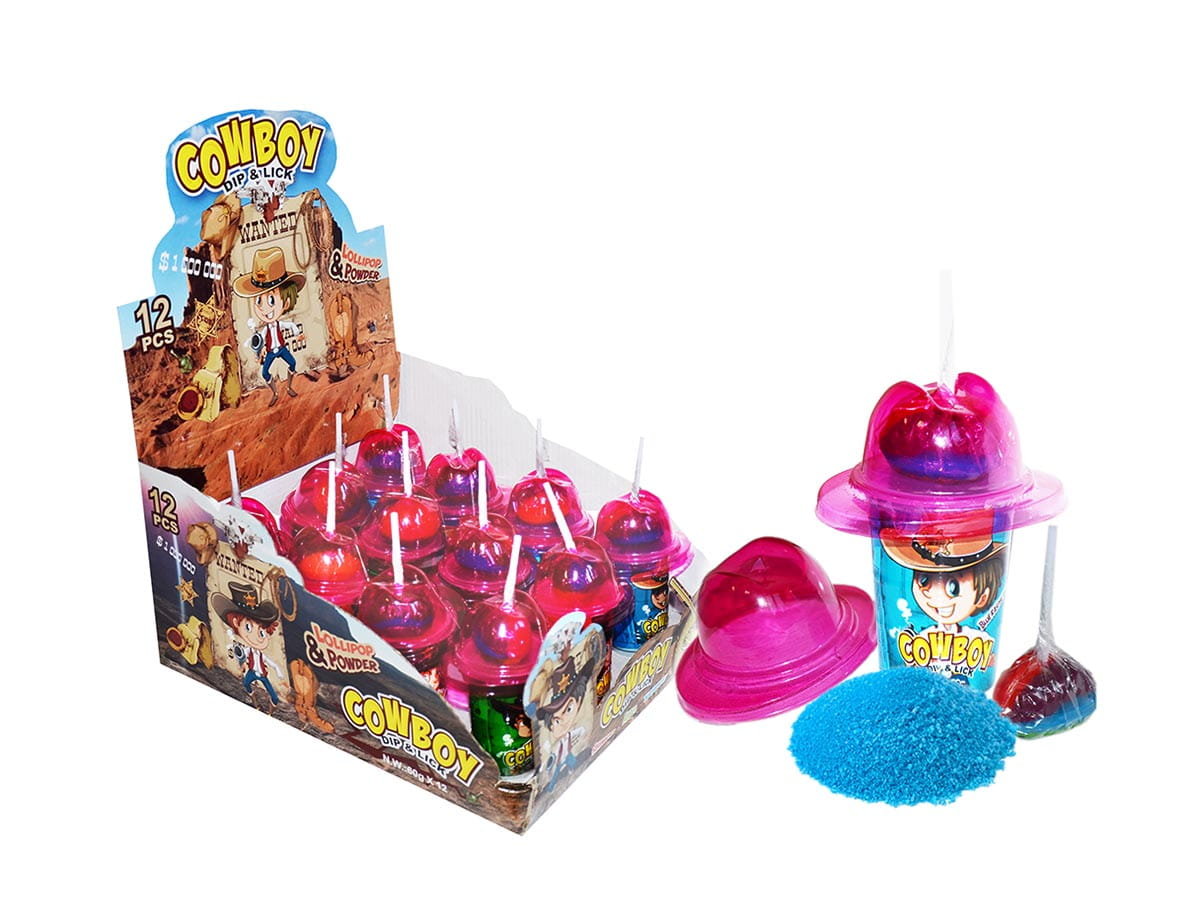 LIZAK MACZANY - COWBOJ DIP & LICK 60G X 12SZT OP,720G,