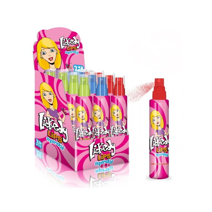 SPRAY OWOCOWY LICKEDY LIPS SPRAY (60ML) 12SZT